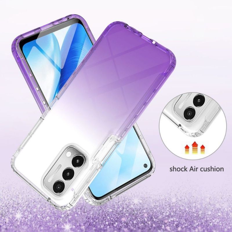 Cover Oppo A74 5G / A54 5G Gradient Med Hærdet Glas