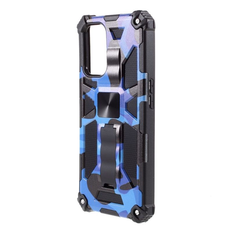 Cover Oppo A74 5G / A54 5G Militær Camouflage Support Funktion