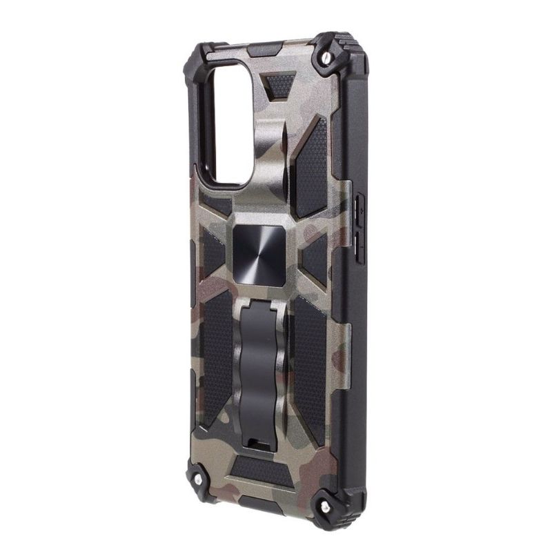 Cover Oppo A74 5G / A54 5G Militær Camouflage Support Funktion