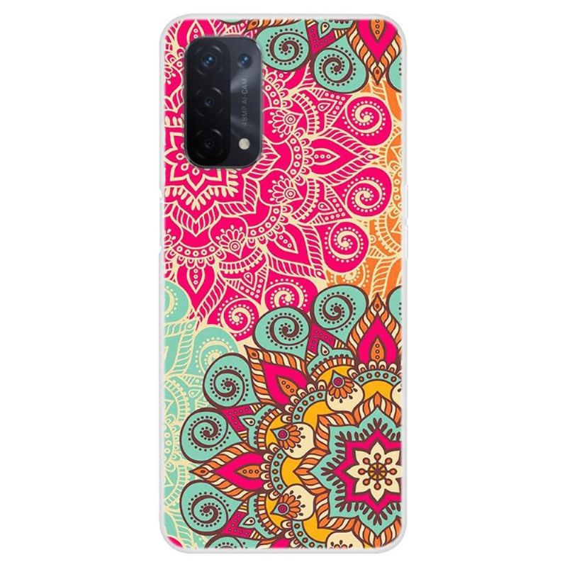 Cover Oppo A74 5G / A54 5G Retro Mandala