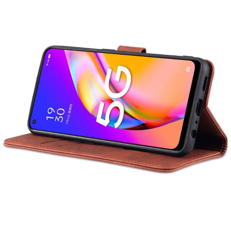 Etui Oppo A74 5G / A54 5G Flip Cover Azns Kortholder