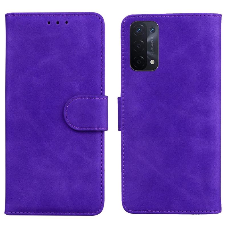 Flip Cover Oppo A74 5G / A54 5G Hemming Roman Soft Touch