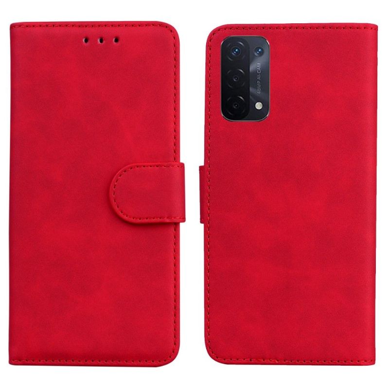 Flip Cover Oppo A74 5G / A54 5G Hemming Roman Soft Touch