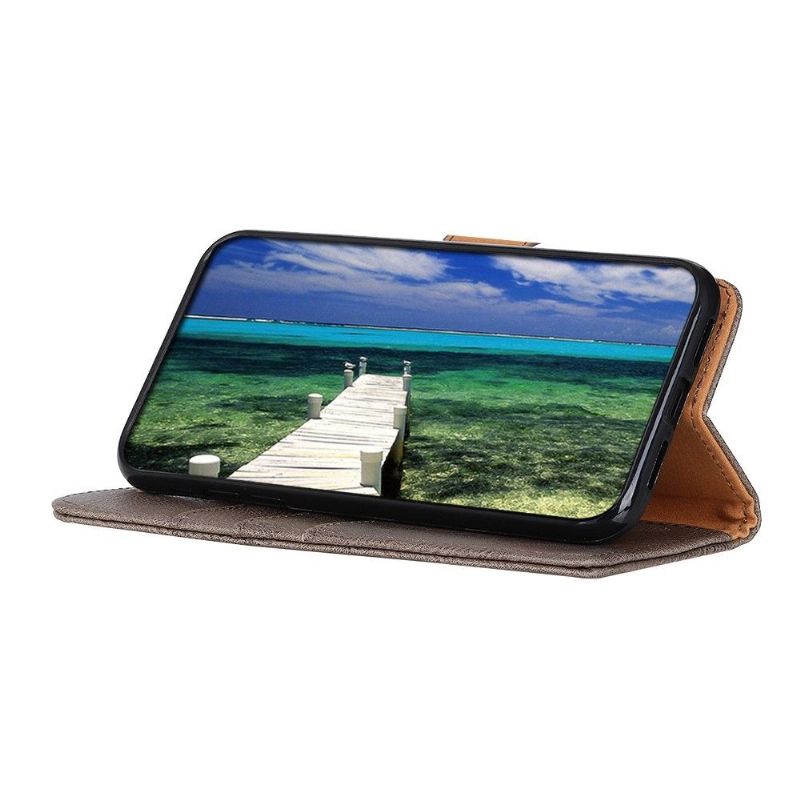 Flip Cover Oppo A74 5G / A54 5G Khazneh Lædereffekt Kortholder