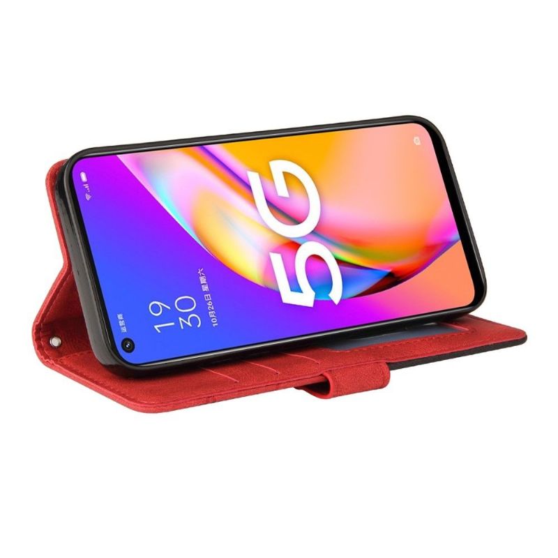 Flip Cover Oppo A74 5G / A54 5G Tofarvet Kunstnerisk