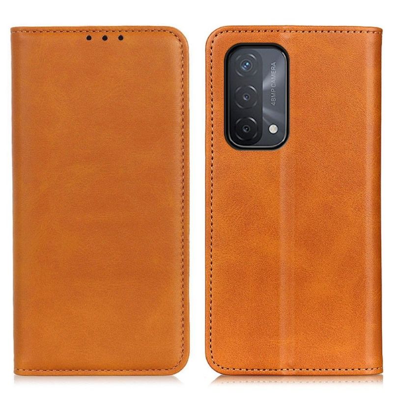 Læder Cover Oppo A74 5G / A54 5G Original Flip Cover Simone Aged