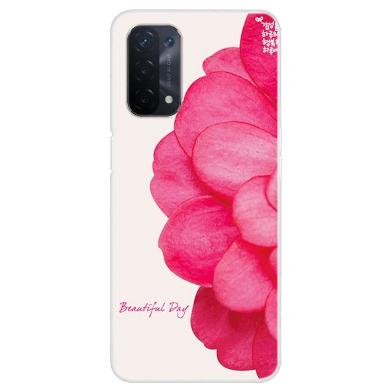 Mobilcover Oppo A74 5G / A54 5G Original Smuk Dagsblomst