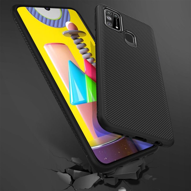 Cover Samsung Galaxy M31 Ribbet Effektslange