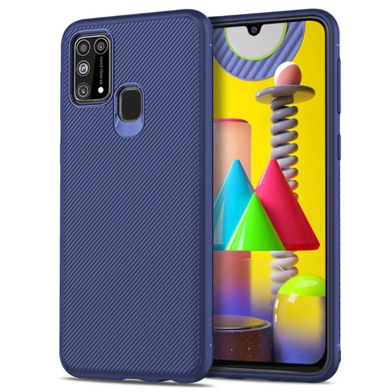 Cover Samsung Galaxy M31 Ribbet Effektslange