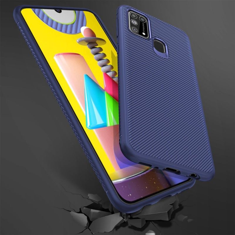 Cover Samsung Galaxy M31 Ribbet Effektslange