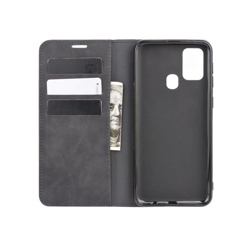 Flip Cover Samsung Galaxy M31 Anti-fald Business Retro