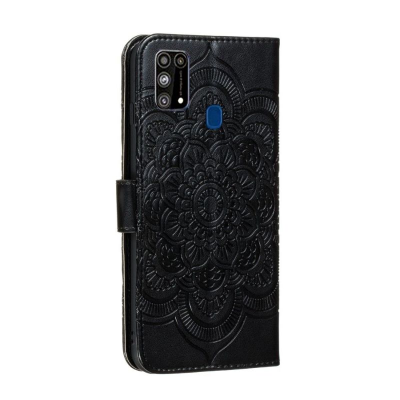 Flip Cover Samsung Galaxy M31 Anti-fald Mandala Kortholder