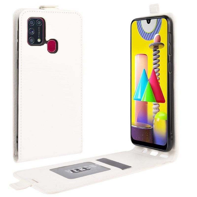 Flip Cover Samsung Galaxy M31 Læder Cover Lodret Kunstlæder