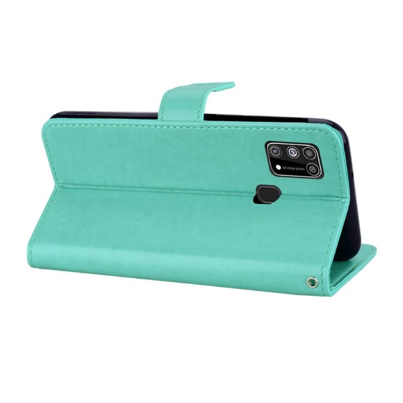 Flip Cover Samsung Galaxy M31 Præget Ugle