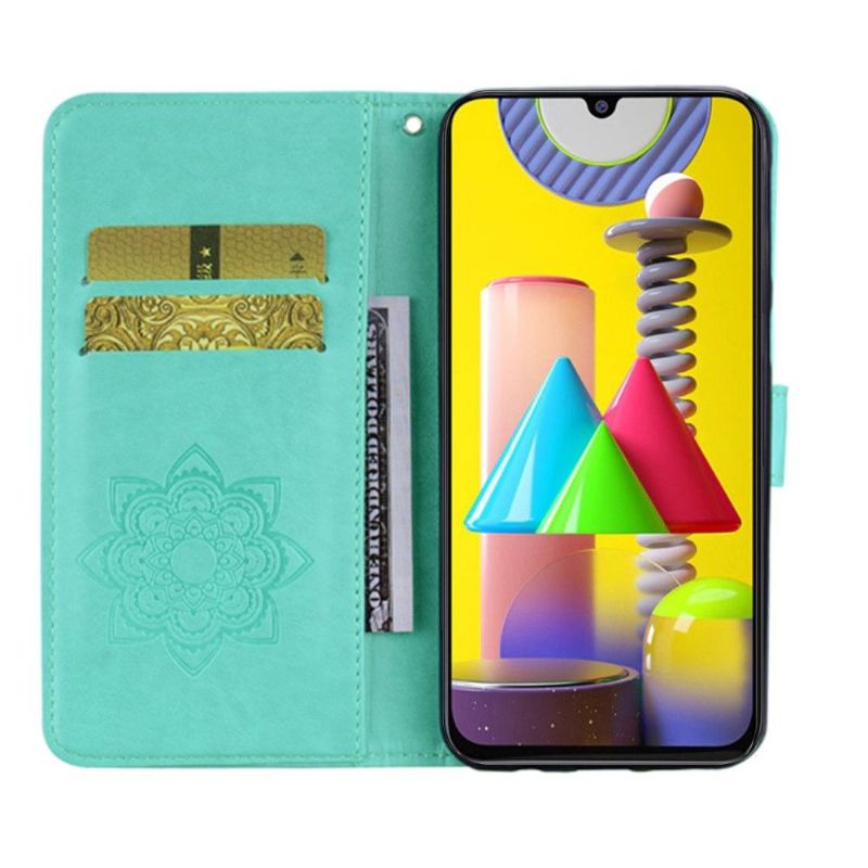 Flip Cover Samsung Galaxy M31 Præget Ugle