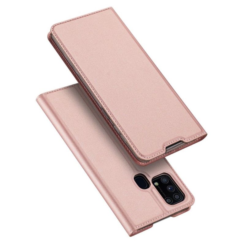 Læder Cover Samsung Galaxy M31 Satin Belægning