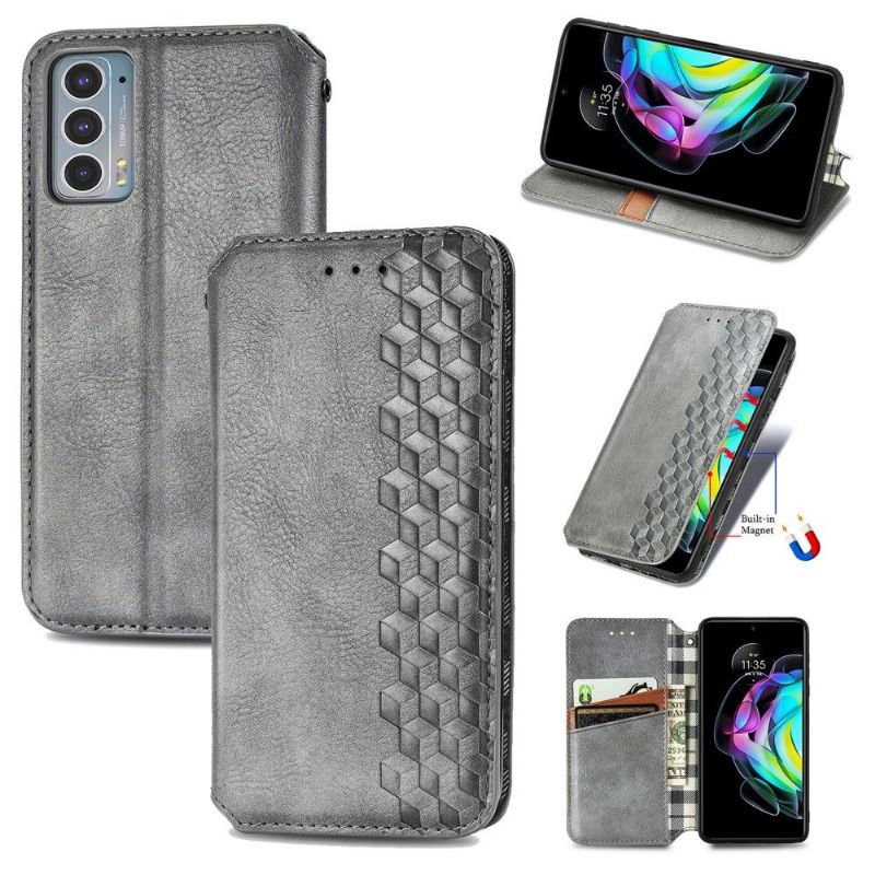 Flip Cover Motorola Edge 20 Kub Design Kortholder