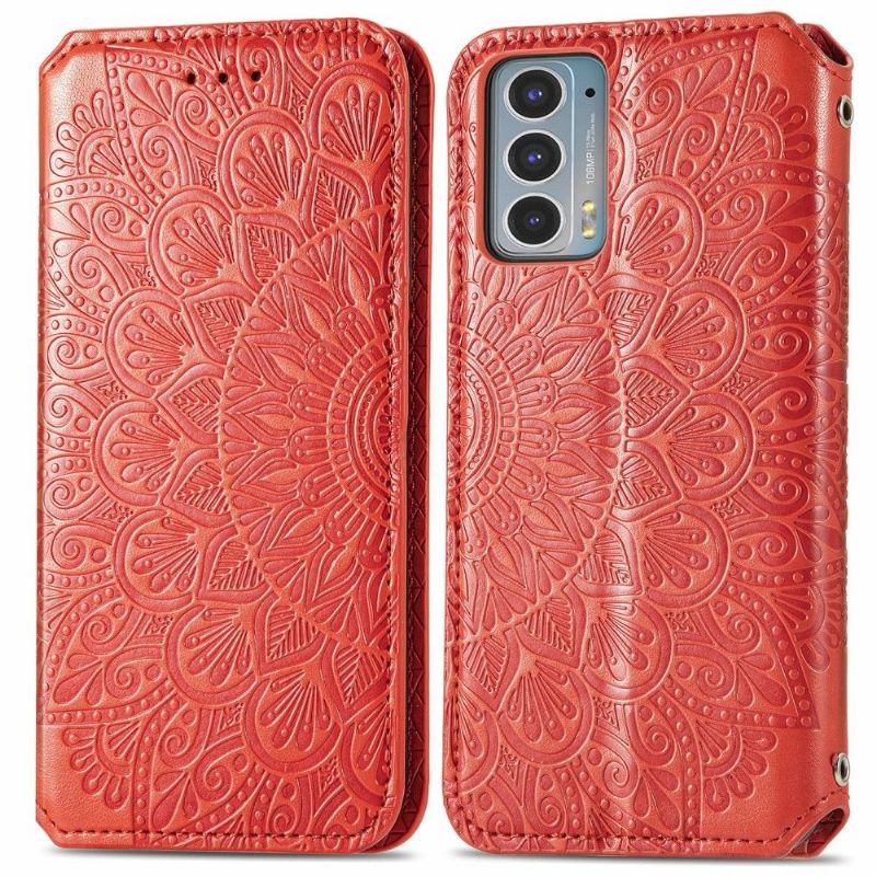 Flip Cover Motorola Edge 20 Læder Cover Flip Chic Mandala