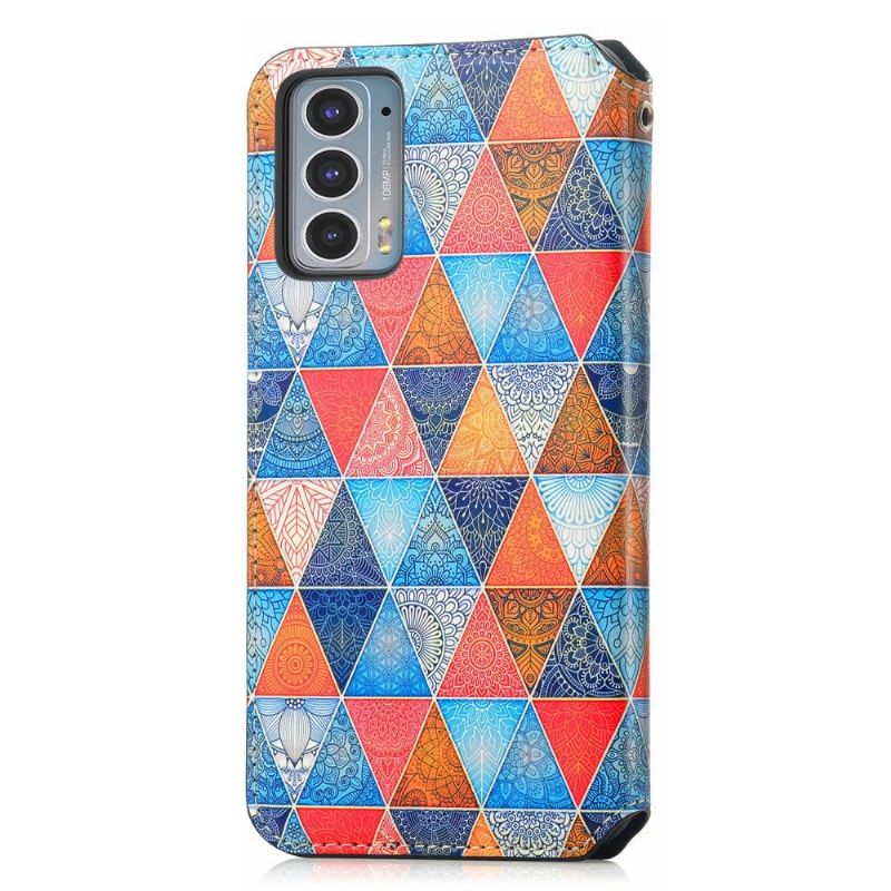 Flip Cover Motorola Edge 20 Mandala Kalejdoskop