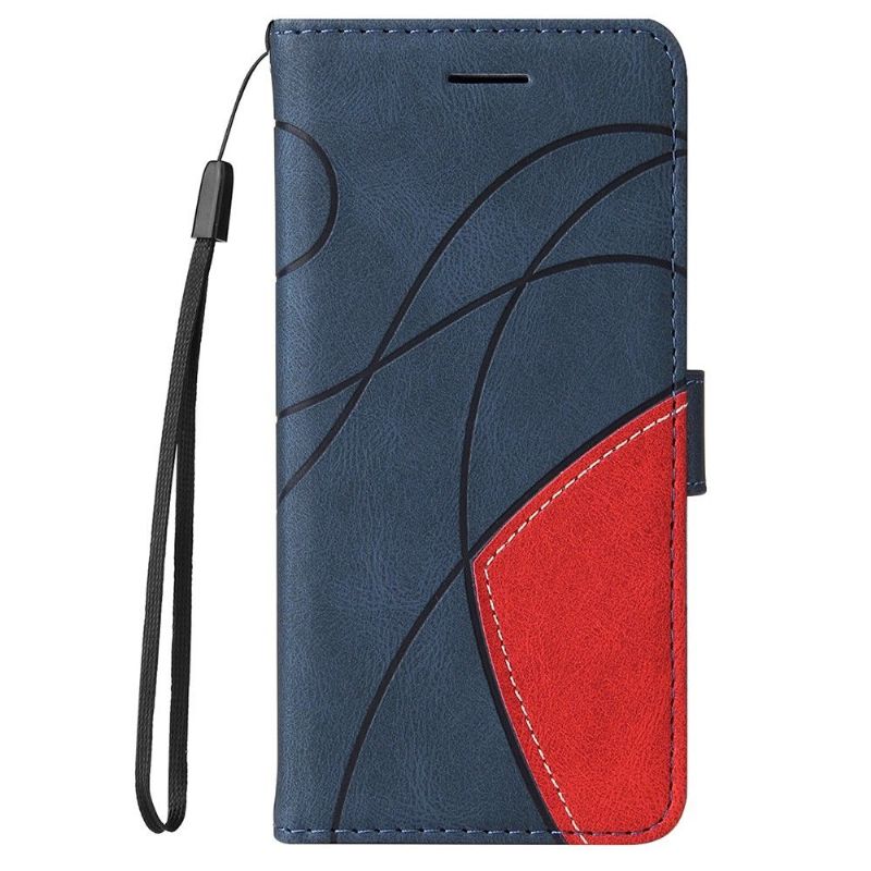 Flip Cover Motorola Edge 20 Tofarvet Kunstnerisk