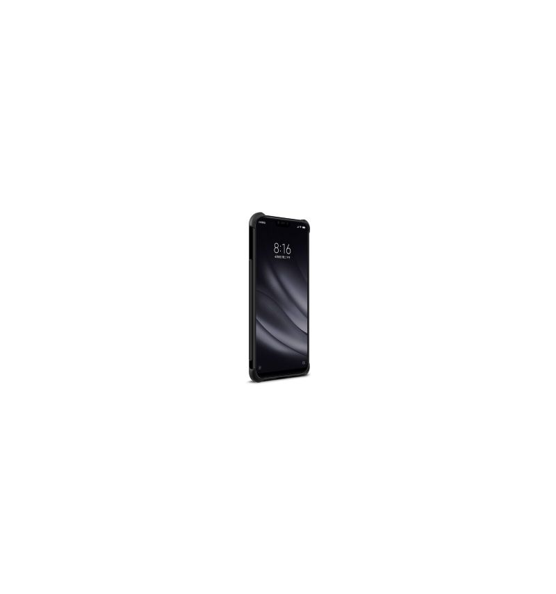 Cover Xiaomi Mi 8 Lite Hemming Class Protect - Metallic Black