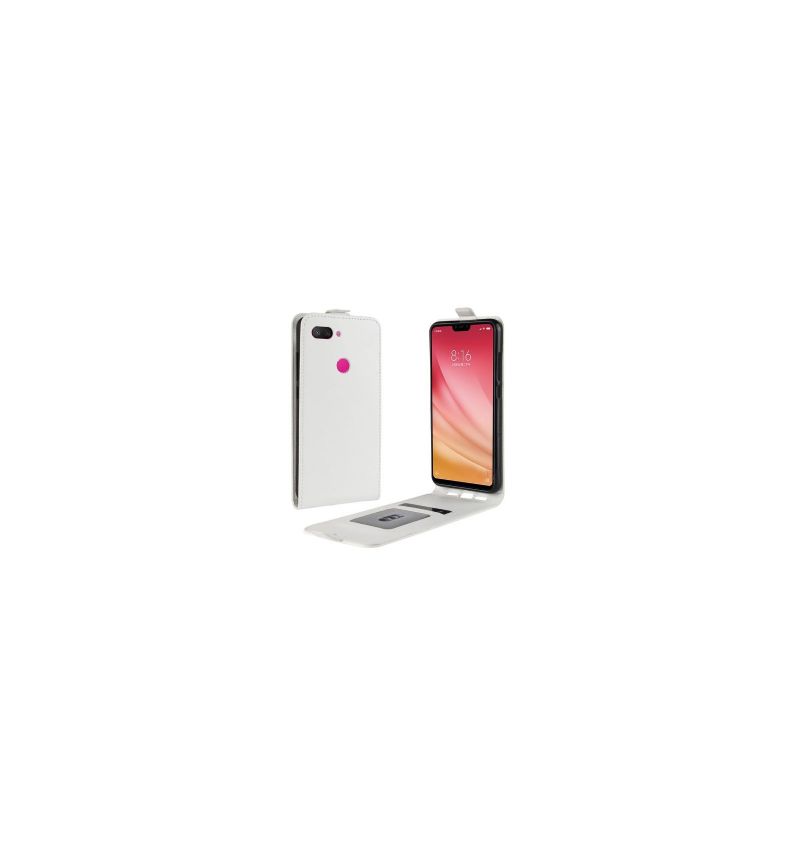 Flip Cover Xiaomi Mi 8 Lite Læder Cover Lodret Kunstlæder