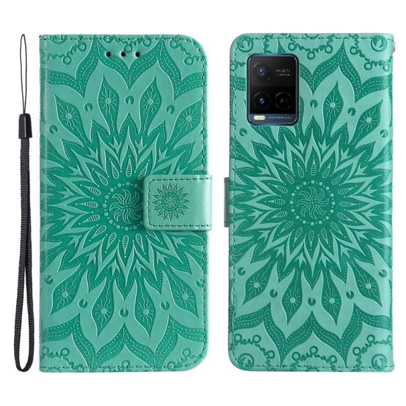 Flip Cover Vivo Y21s Med Snor Thong Sun