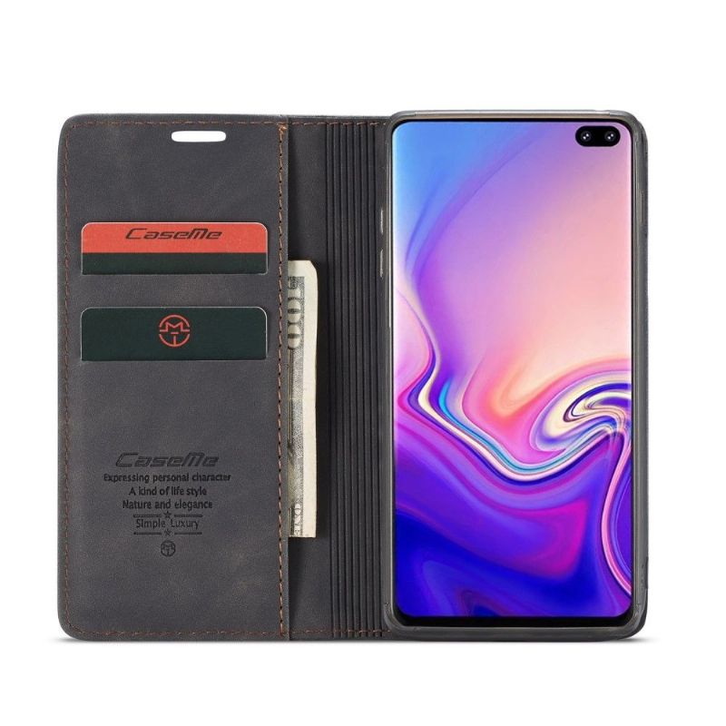 Case Samsung Galaxy S10 Original Premium Imiteret Læder