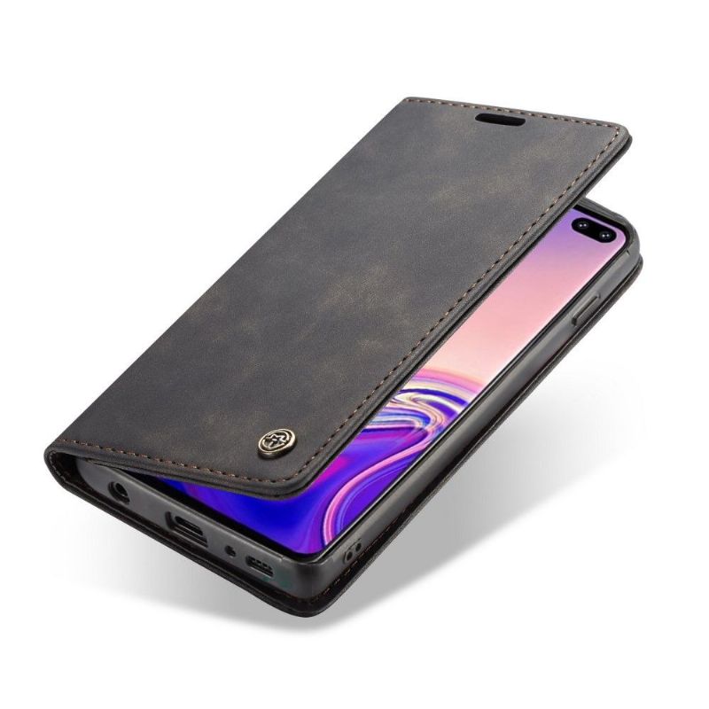 Case Samsung Galaxy S10 Original Premium Imiteret Læder