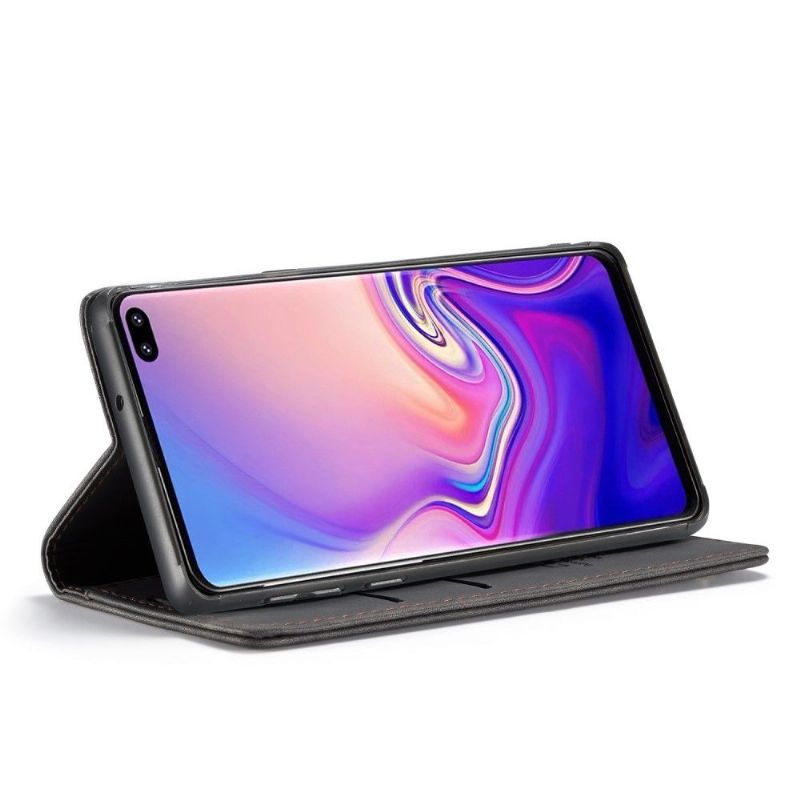 Case Samsung Galaxy S10 Original Premium Imiteret Læder