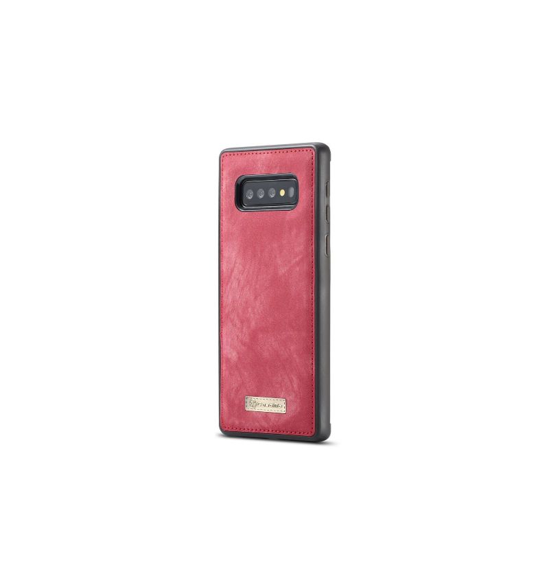 Cover Etui Samsung Galaxy S10 Punge Etui Og Rød Sag