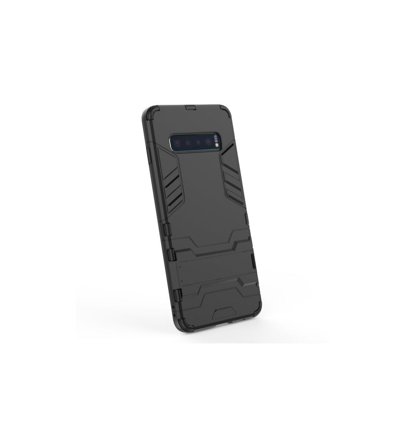 Cover Samsung Galaxy S10 Hemming Cool Guard Stødsikker Med Integreret Stativ