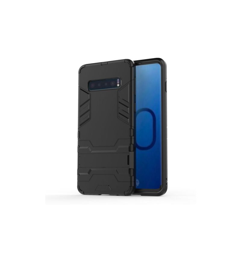 Cover Samsung Galaxy S10 Hemming Cool Guard Stødsikker Med Integreret Stativ