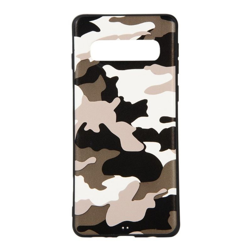 Cover Samsung Galaxy S10 Hemming Militær Camo Gel