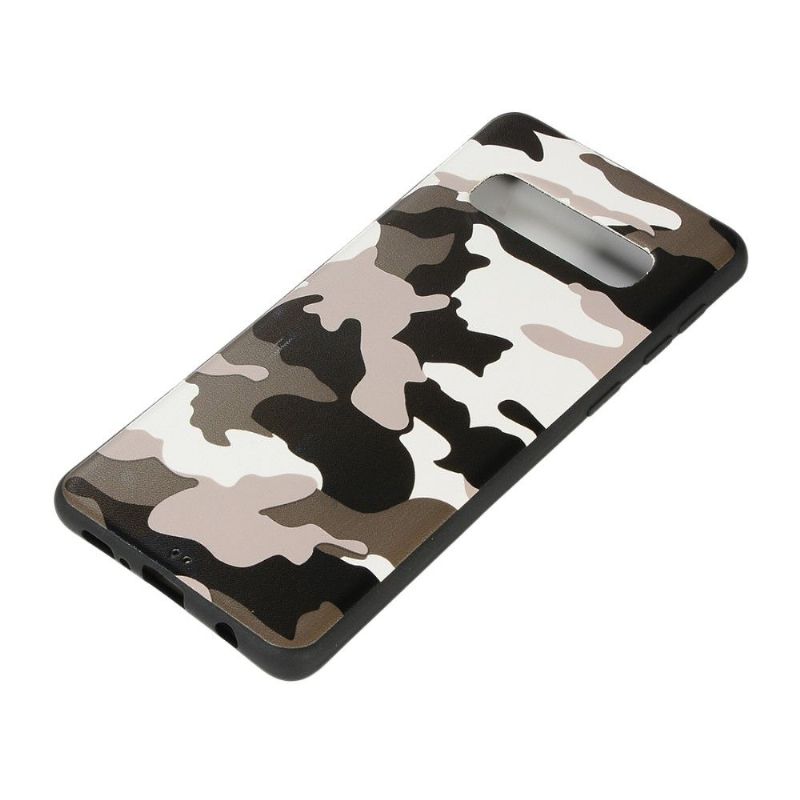 Cover Samsung Galaxy S10 Hemming Militær Camo Gel