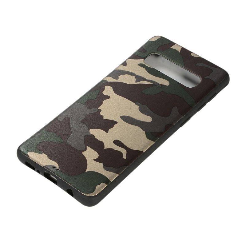 Cover Samsung Galaxy S10 Hemming Militær Camo Gel