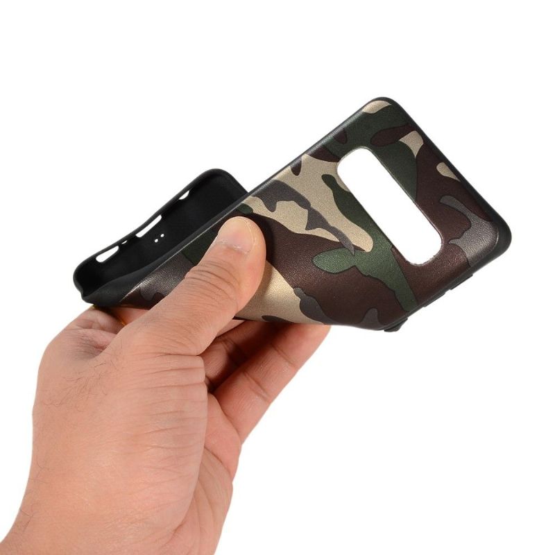 Cover Samsung Galaxy S10 Hemming Militær Camo Gel