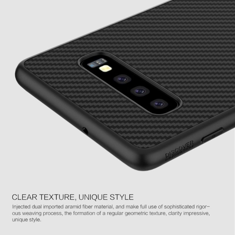 Cover Samsung Galaxy S10 Syntetisk Fiber