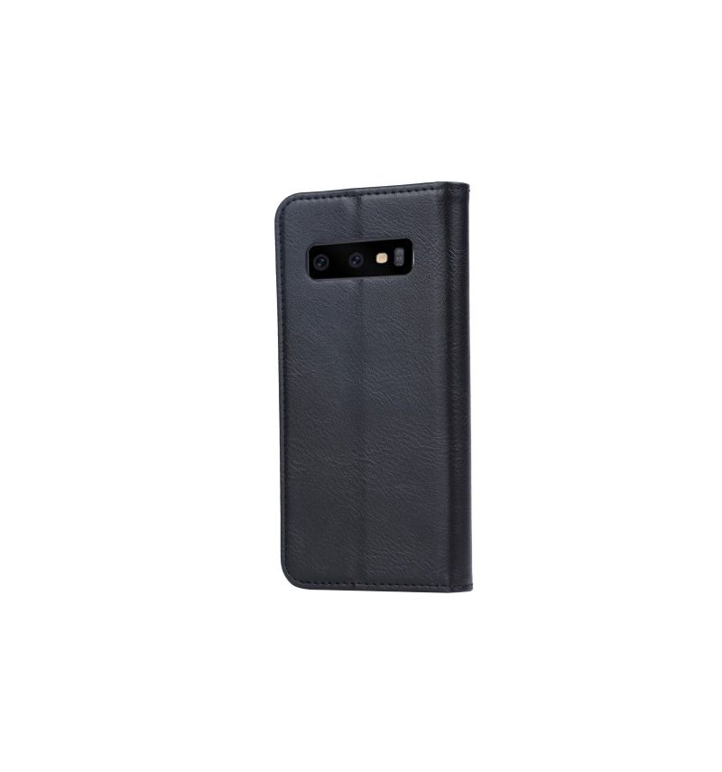 Etui Samsung Galaxy S10 Anti-fald Stand Case Læder Kortholder