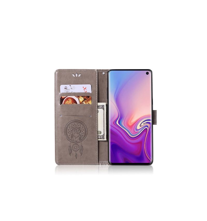 Etui Samsung Galaxy S10 Drømmefangerugle