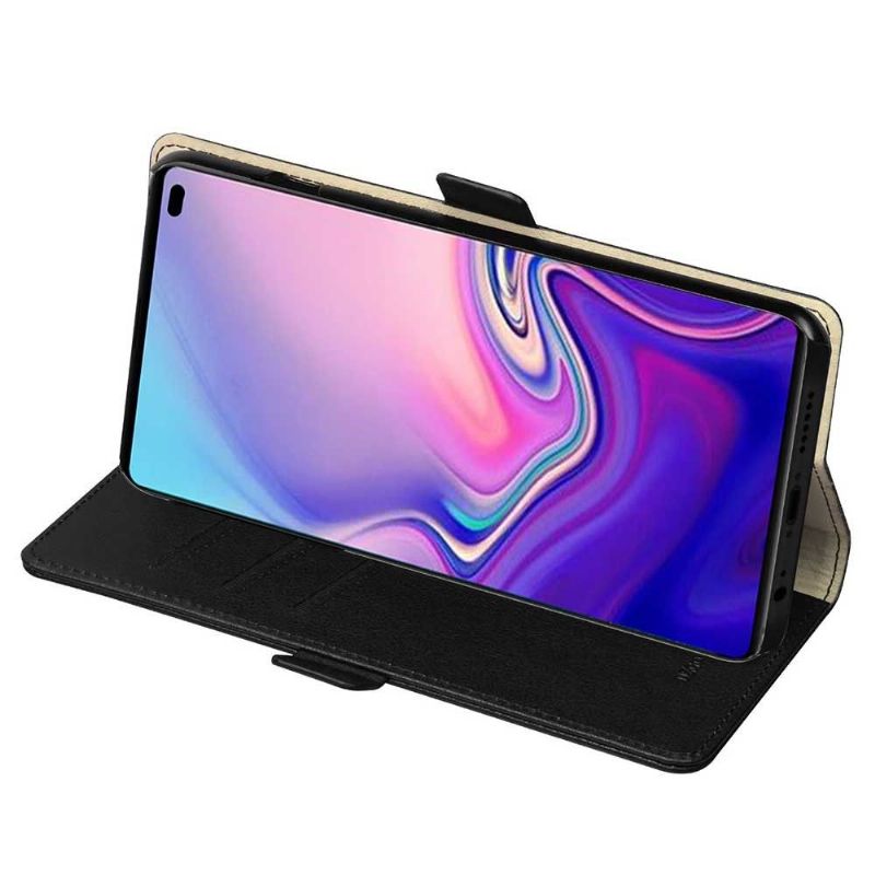 Etui Samsung Galaxy S10 Flip Cover Imiteret Læder Folio L'arthus