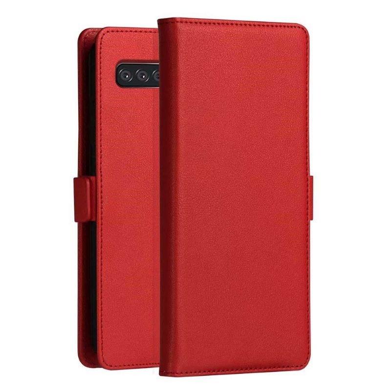 Etui Samsung Galaxy S10 Flip Cover Imiteret Læder Folio L'arthus