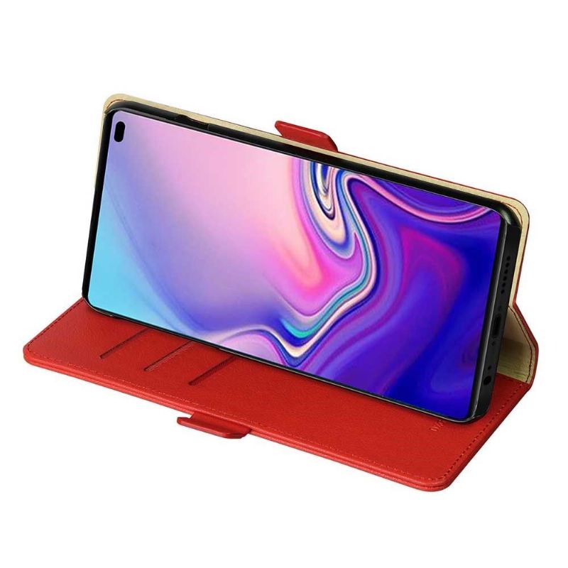 Etui Samsung Galaxy S10 Flip Cover Imiteret Læder Folio L'arthus