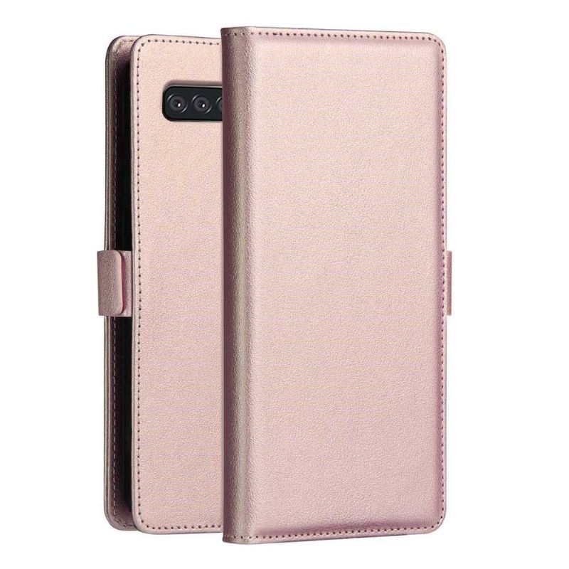 Etui Samsung Galaxy S10 Flip Cover Imiteret Læder Folio L'arthus