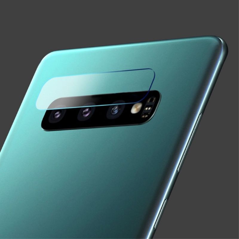 Samsung Galaxy S10 - 2 Film Af Hærdet Glas Til Bagkameraobjektiv