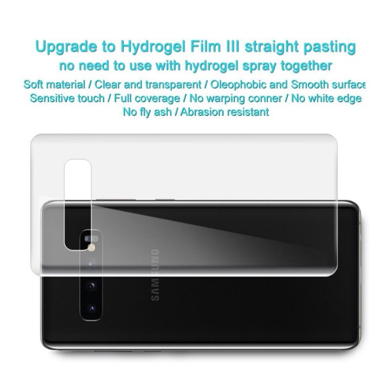 Samsung Galaxy S10 - 2 Hydrogel Rygbeskyttelsesfilm