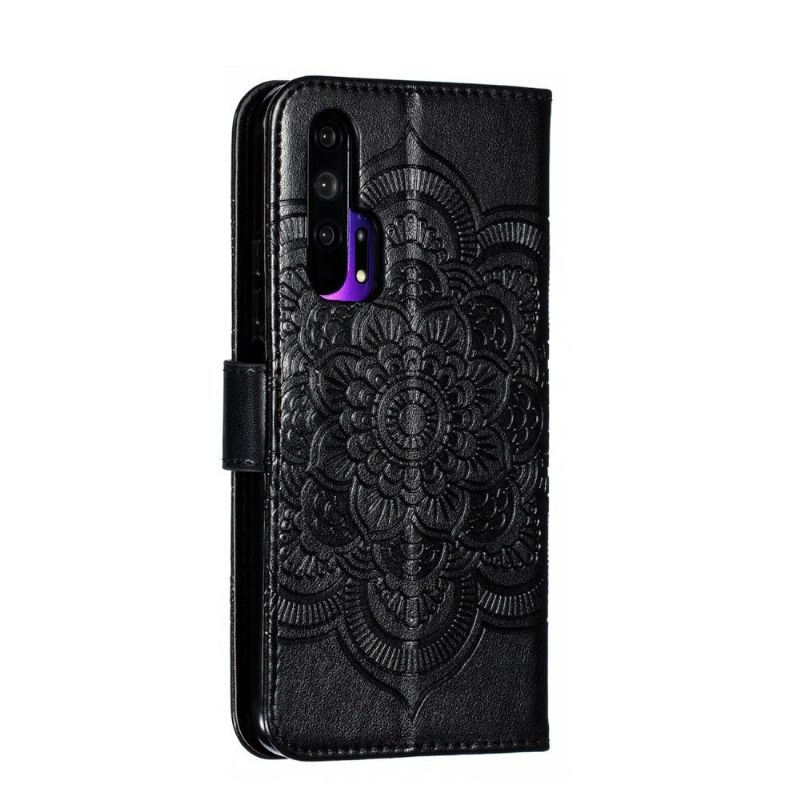 Etui Honor 20 Pro Flip Cover Mandala Folio Med Snor