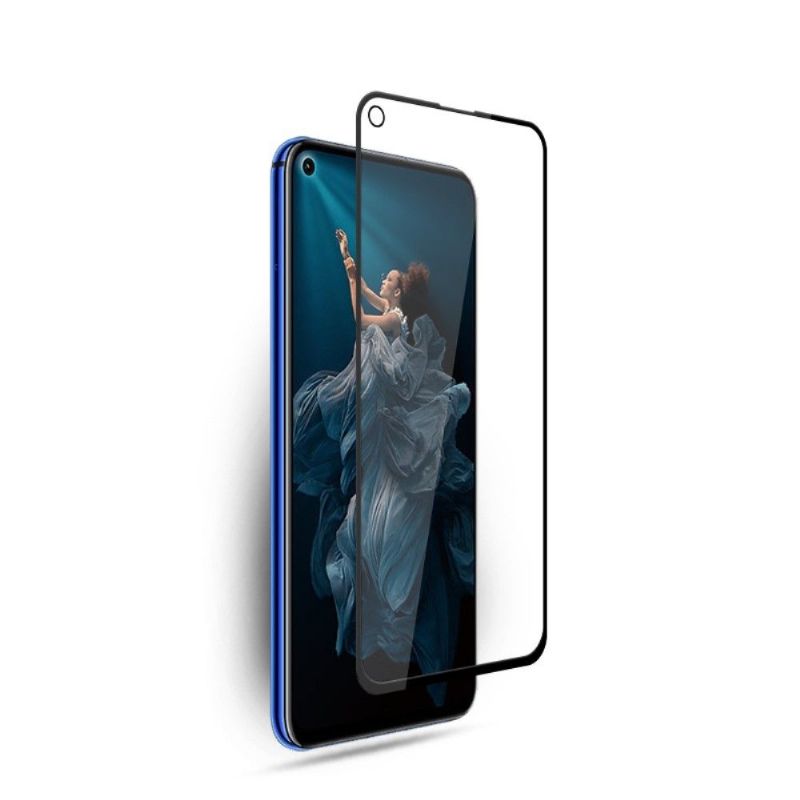 Honor 20 Pro - Fuld Størrelse Hærdet Glas Skærmbeskytter - Sort