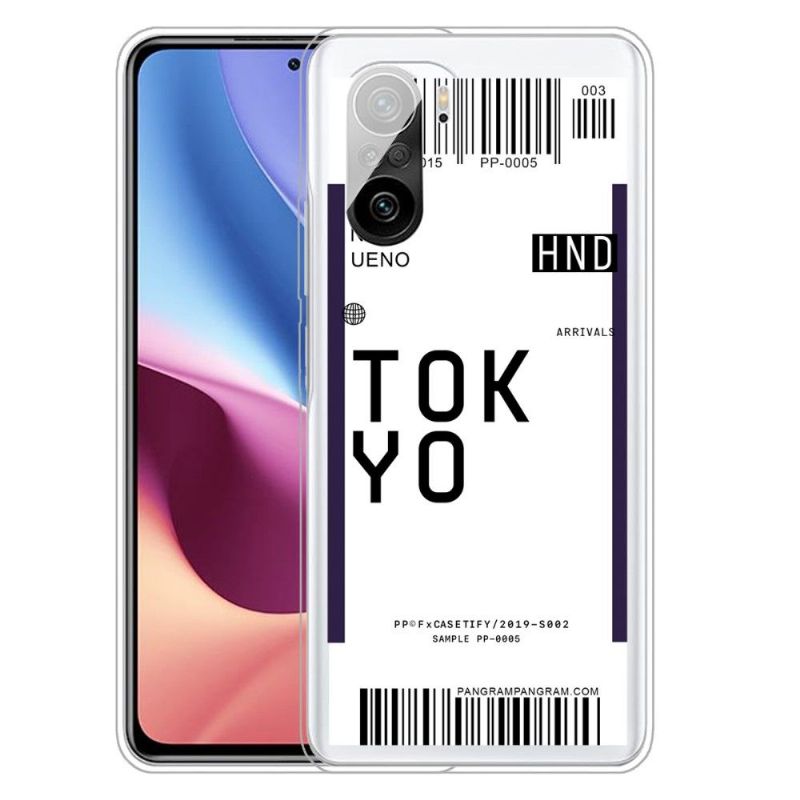 Cover Xiaomi Mi 11i / Poco F3 Boardingkort 05 Tokyo