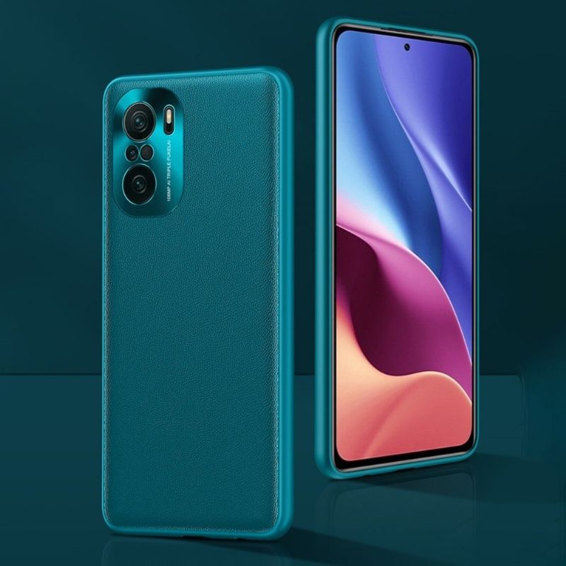 Cover Xiaomi Mi 11i / Poco F3 Lædereffekt I Farvestil